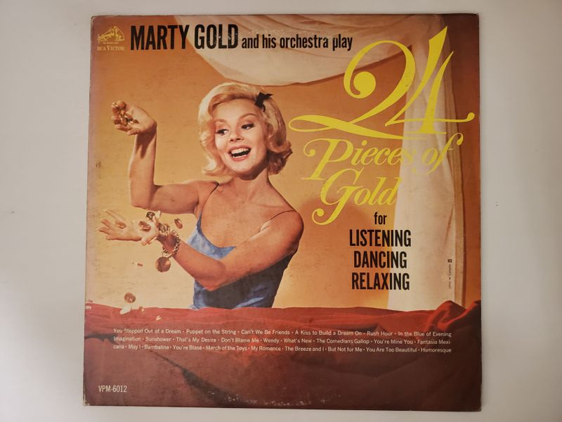 Marty Gold and his orchestra 24 Pieces of Gold vinyl record